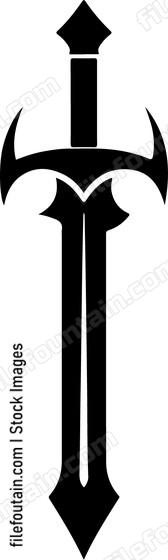 black fantasy sword