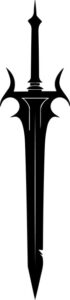 black fantasy sword