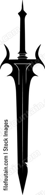 black fantasy sword