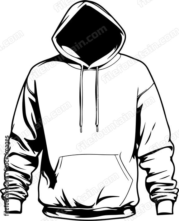 Black pullover hoodie sweatshirt