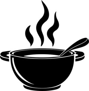 bowl of hot soup