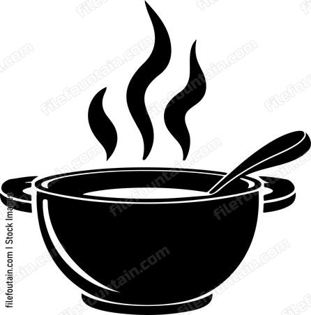bowl of hot soup