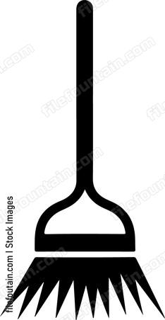 Bristled broom for sweeping