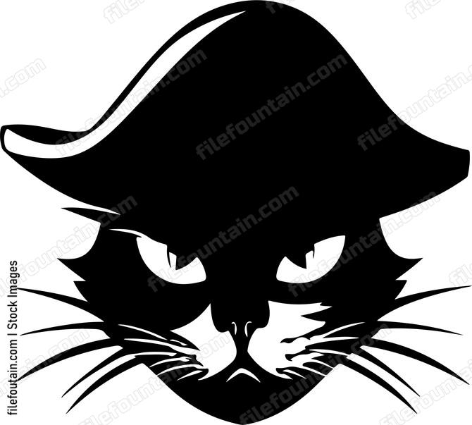 Cat Pirate Head