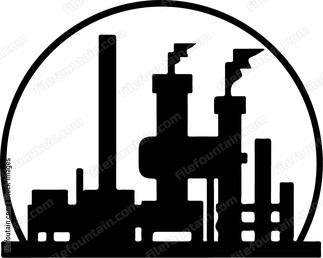Circle Design Element Industrial