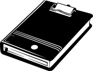 clipboard with blank page