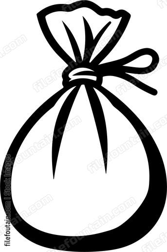 Cloth bag with drawstring
