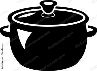 Cooking pot with steam