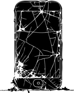 Cracked Smartphone Screen