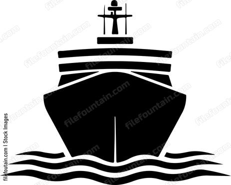 Cruise Ship Anchored Parked
