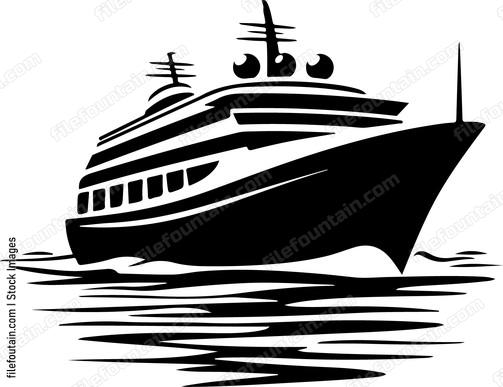 Cruise Ship Sailing