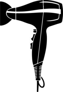 Device for drying hair