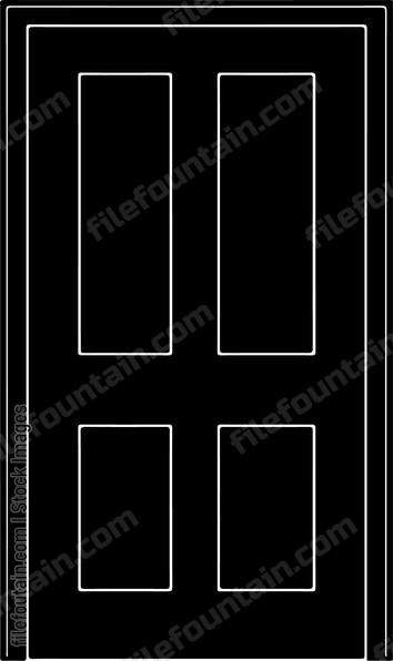 Door Closed Black