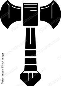double sided battle axe