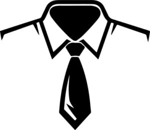 Dress shirt with necktie