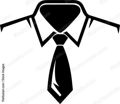 Dress shirt with necktie
