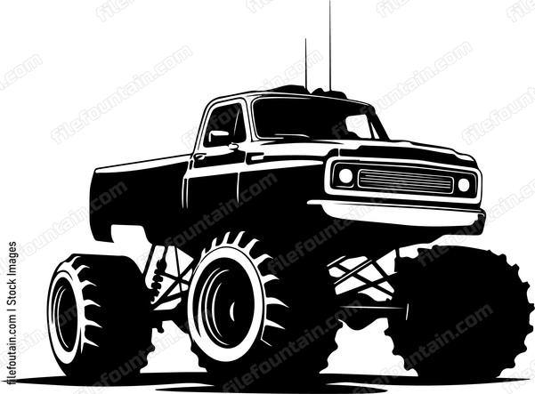 Driving Monster Truck