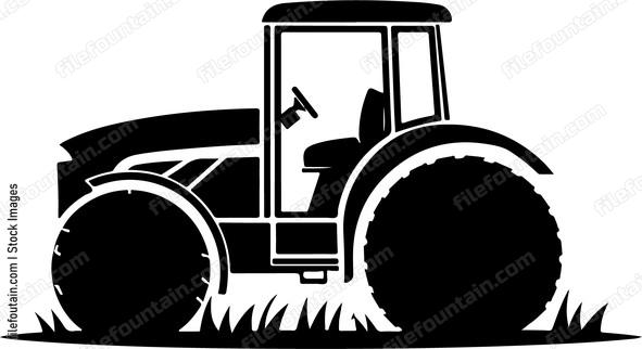 Driving Tractor