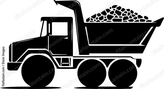 Dump Truck With Stones