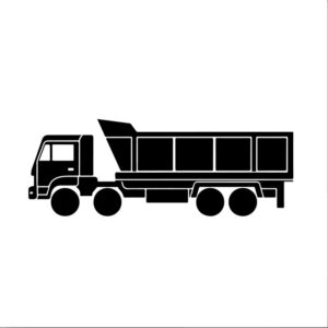 Dump Truck With Trailer