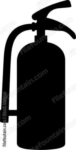 Fire Extinguisher Silhouette