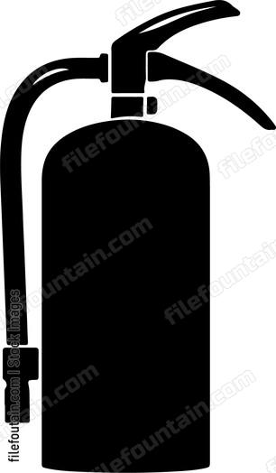 Fire Extinguisher Silhouette