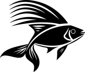 Fish with large dorsal fin