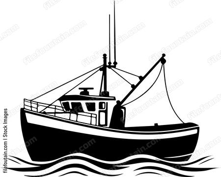 Fishing Boat At Sea