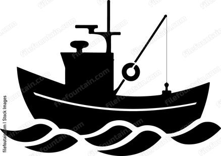 Fishing Boat At Sea