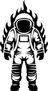 Flaming Astronaut