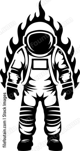 Flaming Astronaut