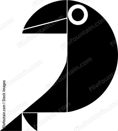 Flat geometric toucbird