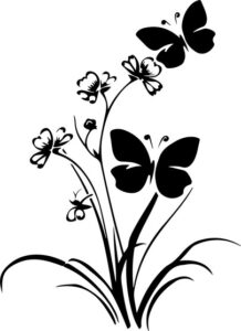 Flowers And Butterflies