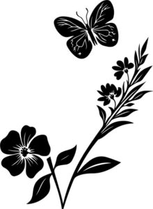 Flowers And Butterflies