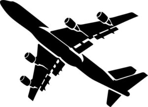 Flying Jumbo Airplane