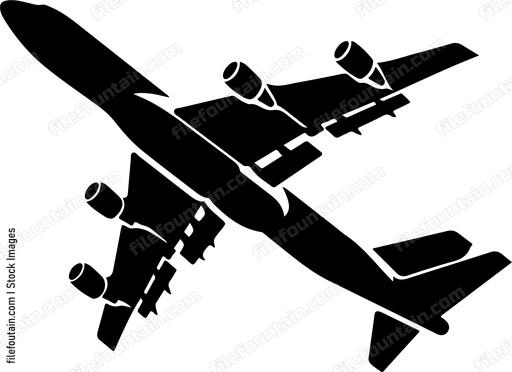 Flying Jumbo Airplane