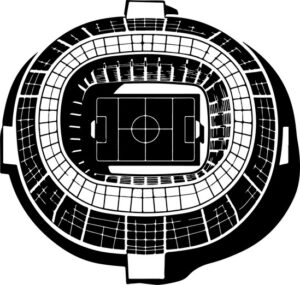 Football Stadium Aerial View