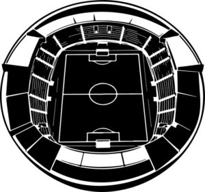 Football Stadium Aerial View