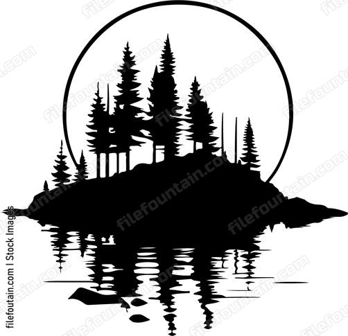 Forest Lake Landscape