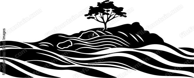 Fossil Bed Landscape
