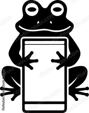 Frog On A Glass