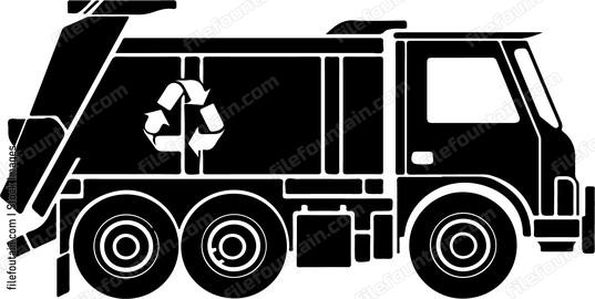 garbage trash truck