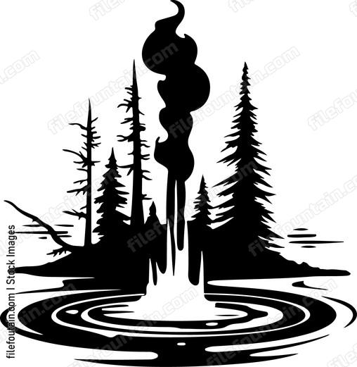 Geyser Landscape