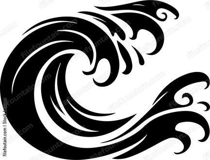 Giant Sea Waves Design