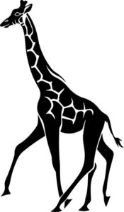Giraffe Running