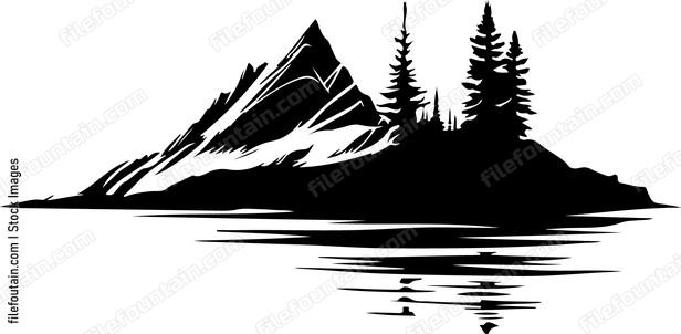 Glacial Lake Landscape