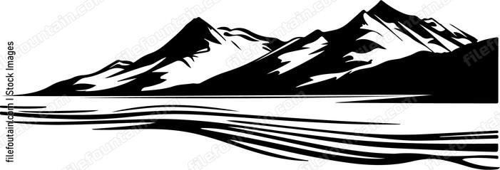 Glacial Lake Landscape