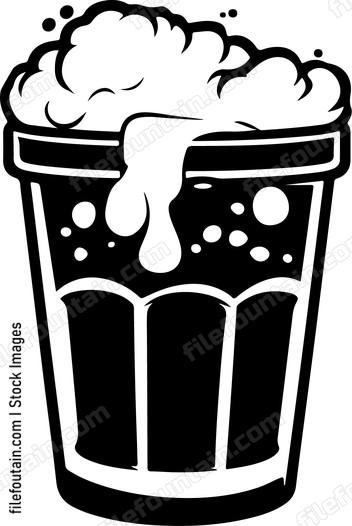 glass of dark beer