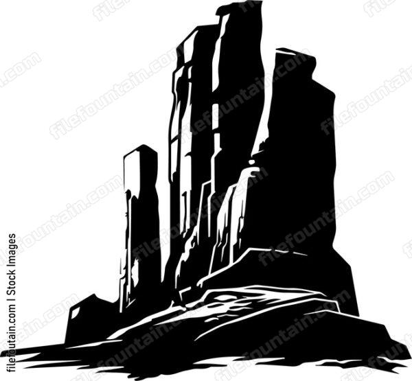 Granite Formation Landscape