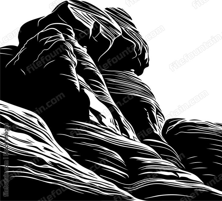 Granite Formation Landscape